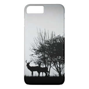 An image of some deer in the morning mist Case-Mate iPhone case