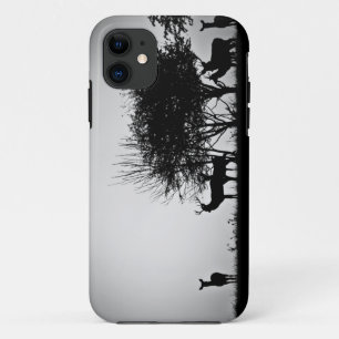 An image of some deer in the morning mist Case-Mate iPhone case