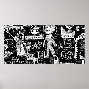 An image that includes a plurality of symbols.stre poster