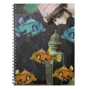 An Imaginary Under Sea Adventure Spiral Notebook
