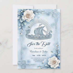An impressive steampunk heart Save The Date