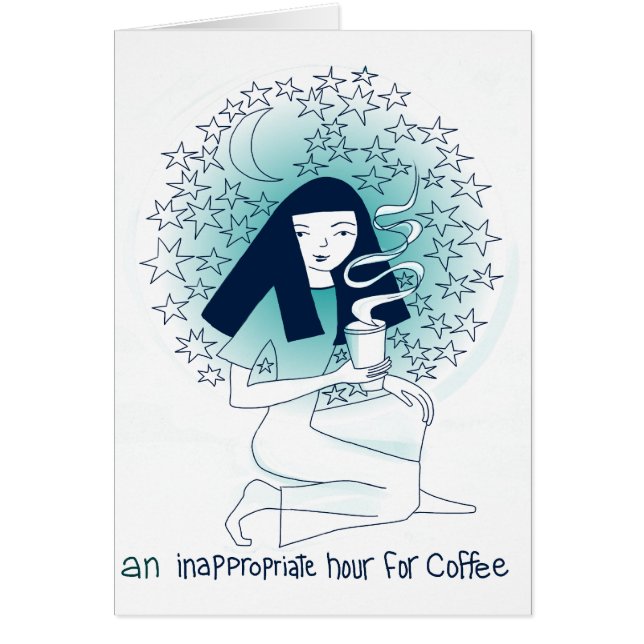 An inappropriate hour for coffee (Front)