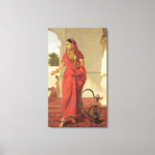 An Indian Dancing Girl with a Hookah, 1772 (oil on Canvas Print