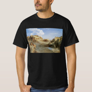 An Indian Pueblo, Laguna, New Mexico by Moran T-Shirt
