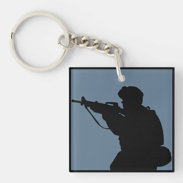 An infantryman keychain (Front)