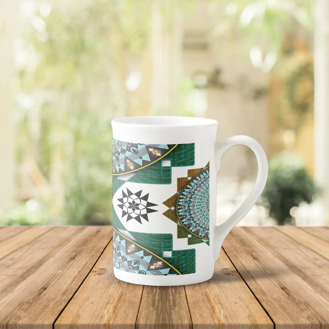 An initiation of mass circle bone china mug (Creator Uploaded)