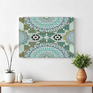 An initiation of the mass circle canvas print