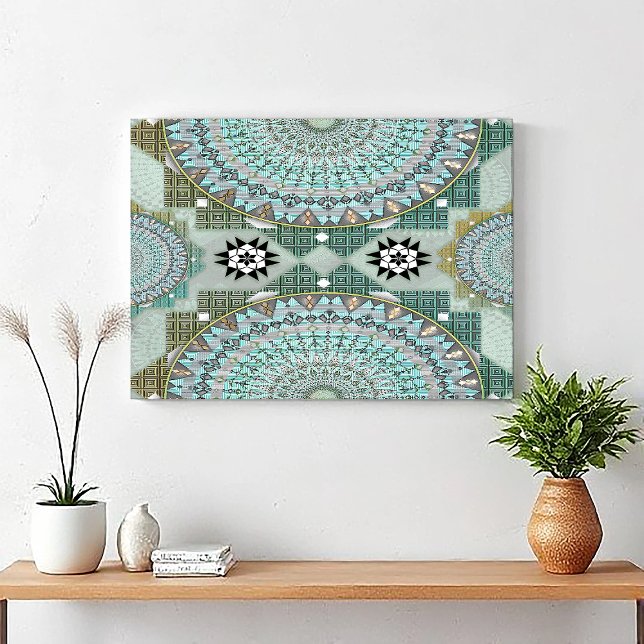 An initiation of the mass circle canvas print (Creator Uploaded)