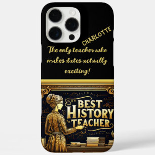 An Inspiring History Teacher at the Blackboard iPhone 16 Pro Max Case