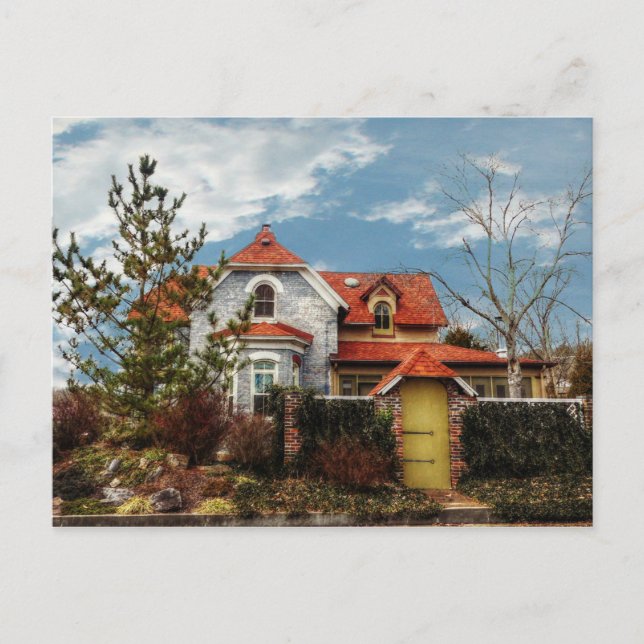 An Interesting House Postcard (Front)