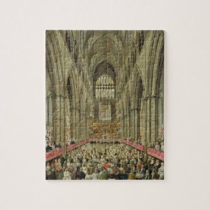 An Interior View of Westminster Abbey on the Comme Jigsaw Puzzle