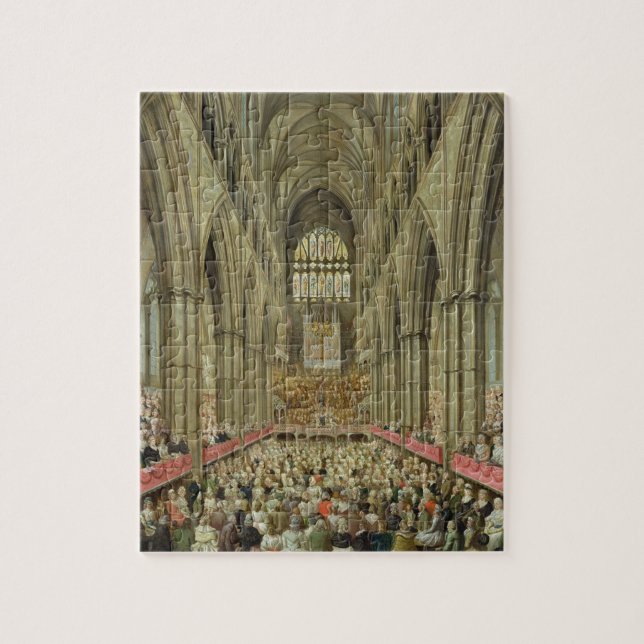 An Interior View of Westminster Abbey on the Comme Jigsaw Puzzle (Vertical)