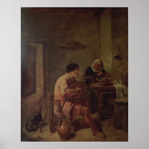 An Interior with Figures Poster