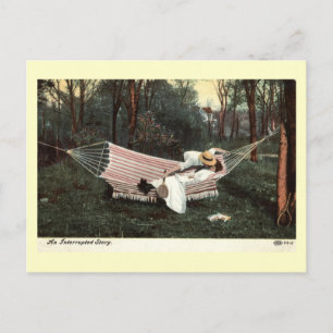 An Interrupted Story Vintage 1910 Postcard