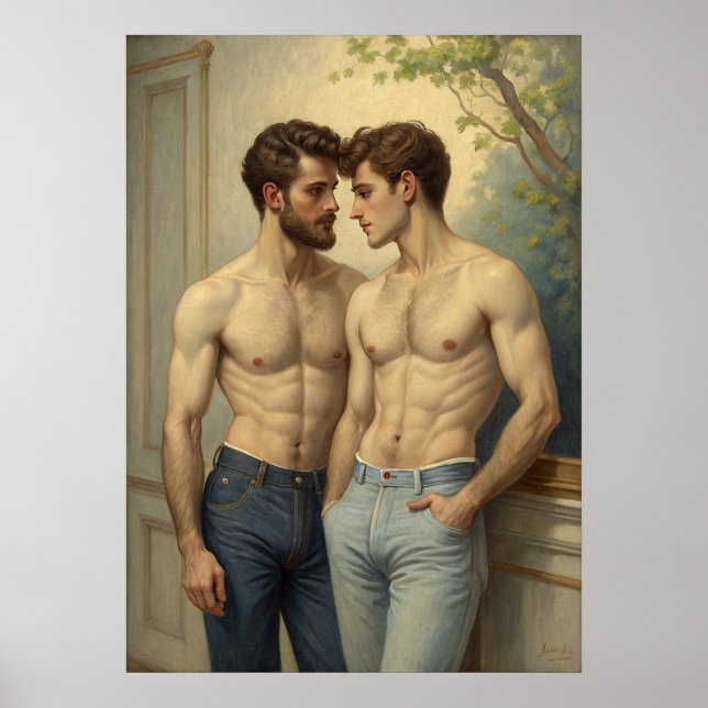 An Intimate Dialogue in Oil and Light Poster (Front)