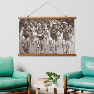 AN INTIMATE PORTRAIT OF THE TOUR DE FRANCE 1920's  Hanging Tapestry