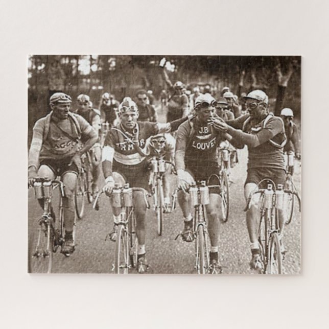 An Intimate Portrait of The Tour de France 1920's Jigsaw Puzzle (Horizontal)
