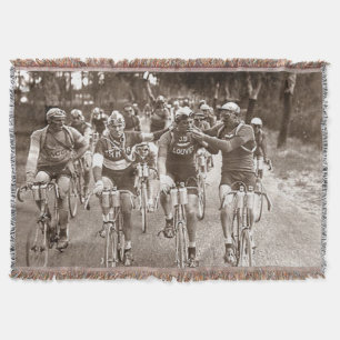 AN INTIMATE PORTRAIT OF THE TOUR DE FRANCE THROW BLANKET