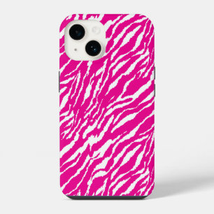 An intricate floral pattern in pink and white, art iPhone 14 case