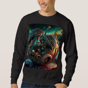 An Intricate Steampunk Apple Sweatshirt