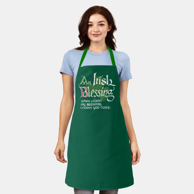 An Irish Blessing Apron (Worn)