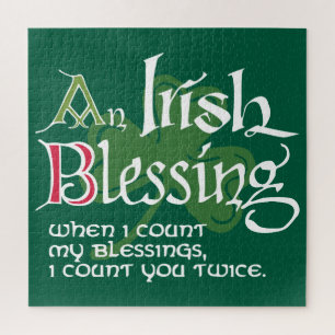 An Irish Blessing Jigsaw Puzzle