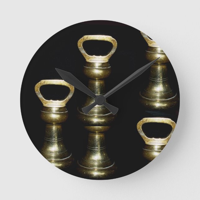 An Irish Design-The Brass Collection Round Clock (Front)