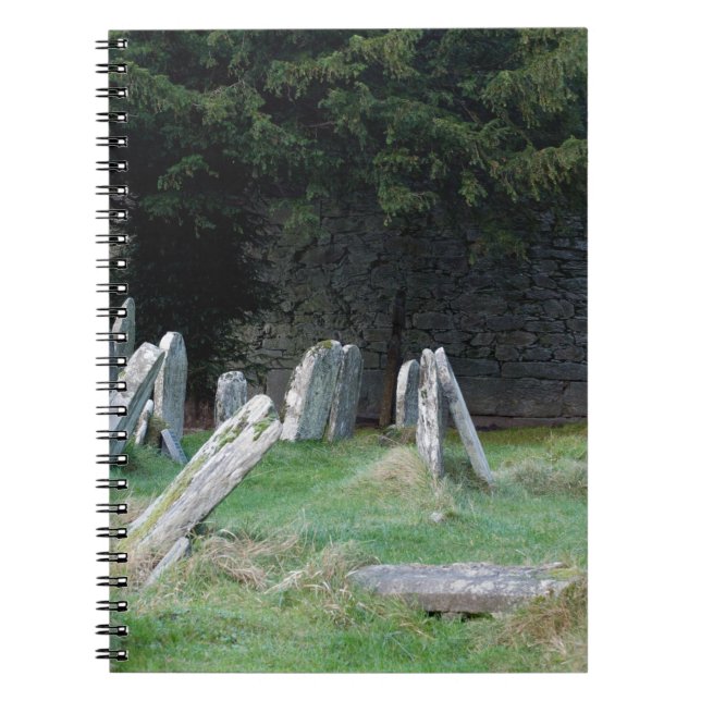 An Irish Grave Yard Spiral Notebook (Front)