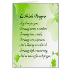 An Irish Prayer - Postcard