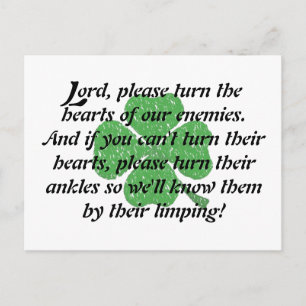 An Irish Prayer Postcard