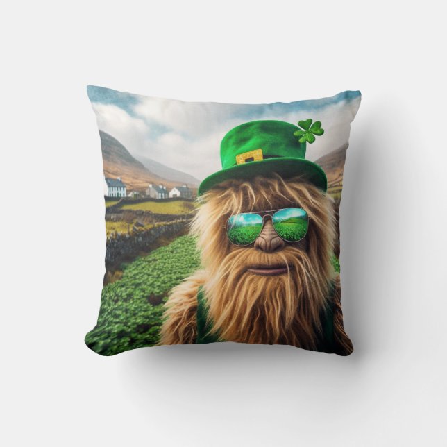 An Irish Sasquatch Cushion (Front)
