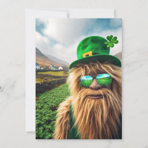 An Irish Sasquatch Holiday Card