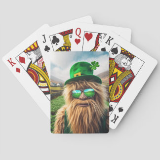 An Irish Sasquatch Playing Cards