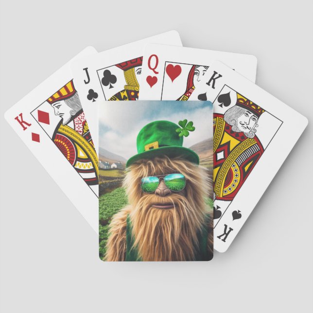 An Irish Sasquatch Playing Cards (Back)