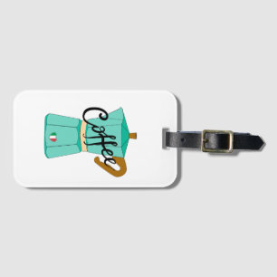 An Italian coffee moka Luggage Tag