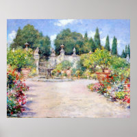 An Italian Garden - William Merritt Chase,