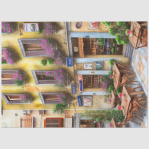 An Italian Street Scene Ephemera Design Series 15 Tissue Paper