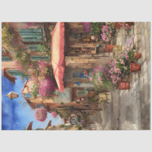 An Italian Street Scene Ephemera Design Series 18 Tissue Paper