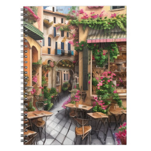 An Italian Street Scene Ephemera Design Series 23 Notebook