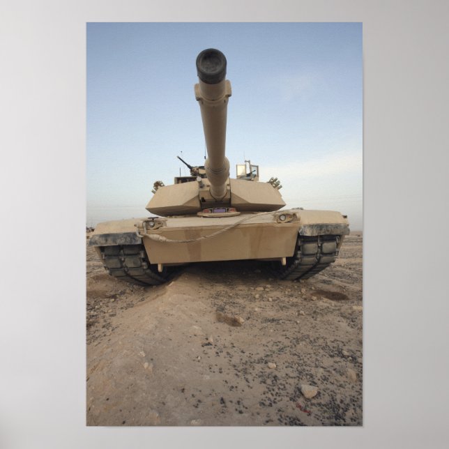 An M-1A1 Main Battle Tank Poster (Front)