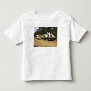 An M-88 recovery vehicle begins to tow an M992 Toddler T-Shirt