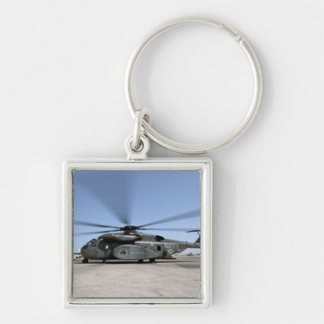 An MH-53E Sea Dragon helicopter Key Ring (Front)