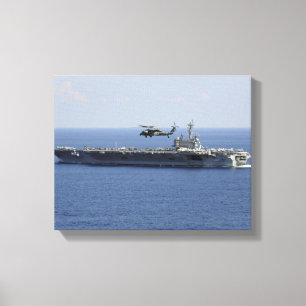 An MH-60S Seahawk helicopter Canvas Print