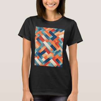 An minimalistic optical abstract oil painting T-Shirt