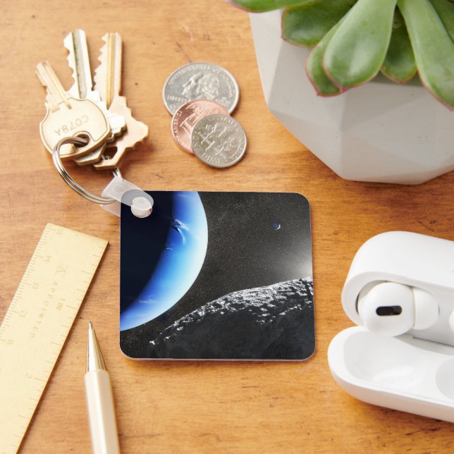 An Neptune's Tiny Moon Hippocamp. Key Ring (Desk)