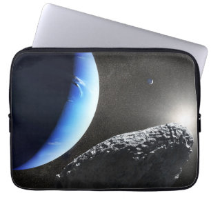 An Neptune's Tiny Moon Hippocamp. Laptop Sleeve