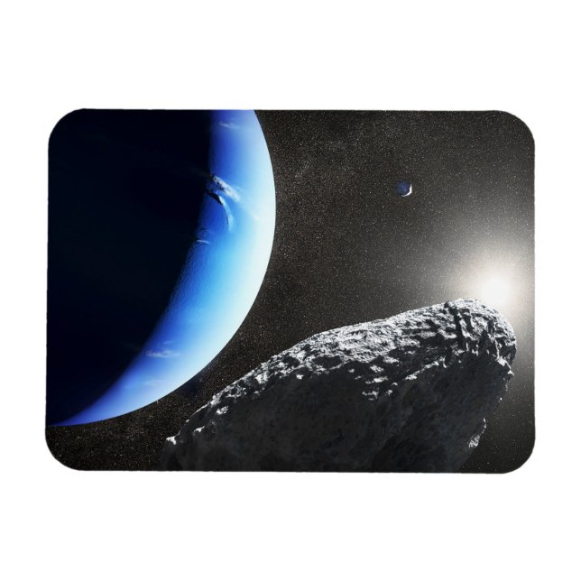 An Neptune's Tiny Moon Hippocamp. Magnet (Horizontal)