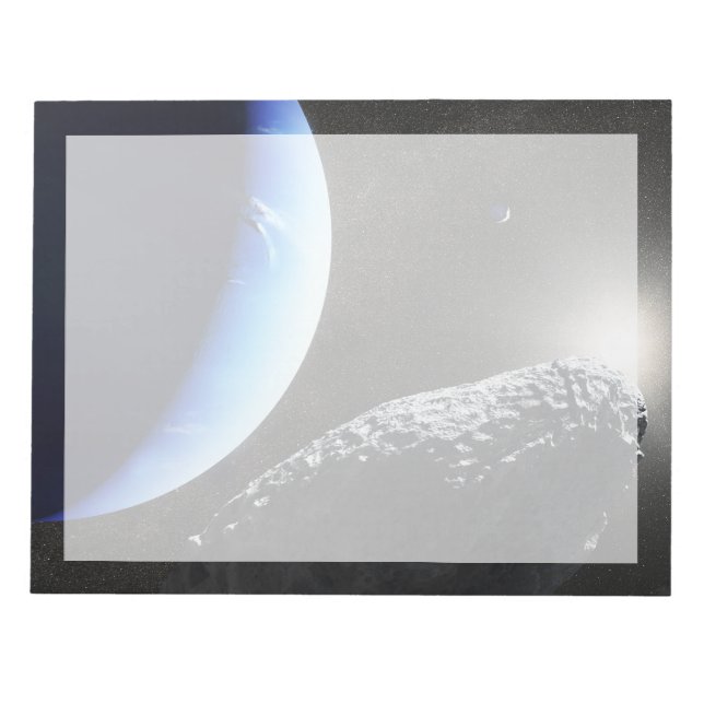 An Neptune's Tiny Moon Hippocamp. Notepad (Front)