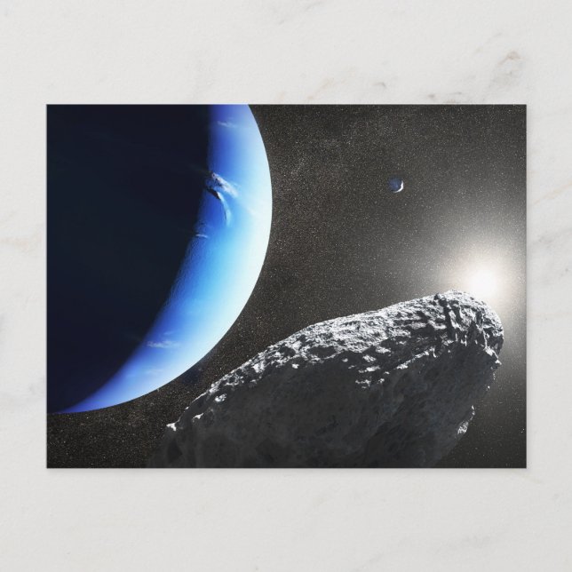 An Neptune's Tiny Moon Hippocamp. Postcard (Front)