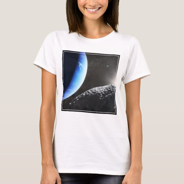 An Neptune's Tiny Moon Hippocamp. T-Shirt (Front)